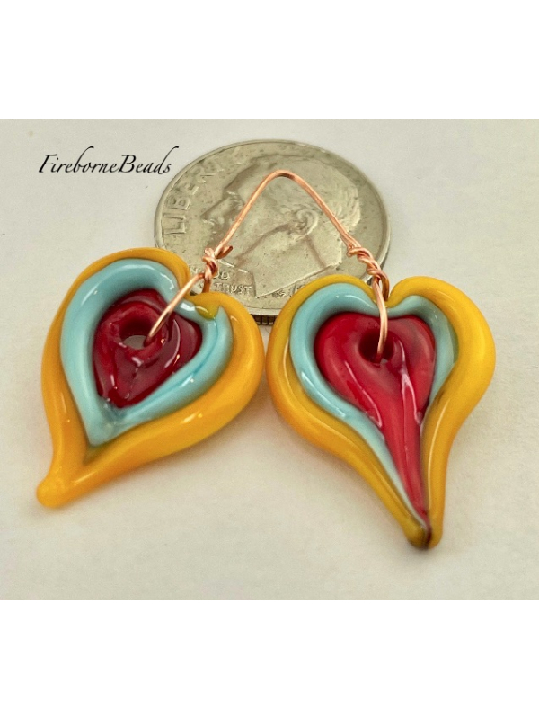 Teensy Heart Disks Primary Colors